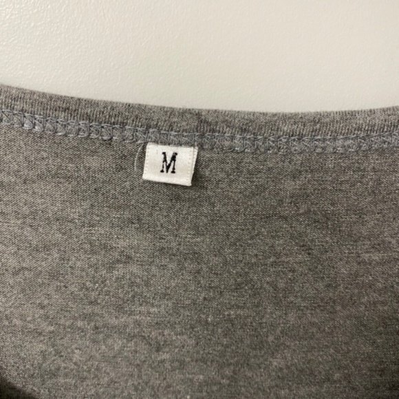 Women's Long Sleeve Pleated Shirt Dress. Dark Gray. Medium. Dark Academia. - Picture 7 of 13